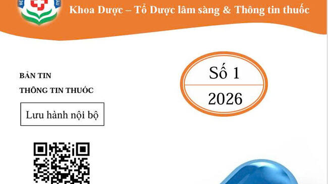 BẢNG TIN THÔNG TIN THUỐC SỐ 1.2026