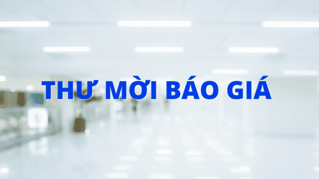 Thư mời báo giá